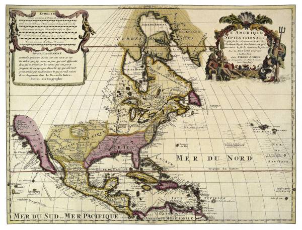 North America, Map 1708 de 