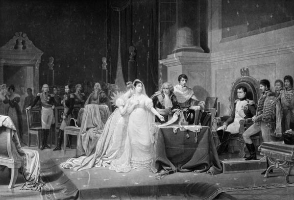 Napoleon''s Divorce fr.Josephine / Engr. de 