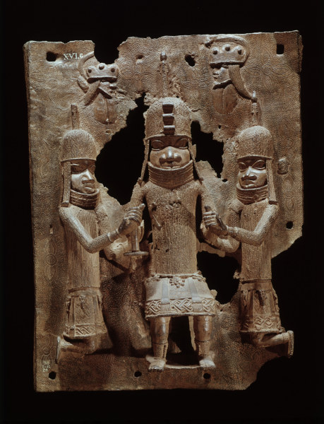 Oba mit Gefolge, Benin, Nigeria / Bronze de 