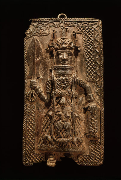 Oba with Sword / Benin Bronze de 
