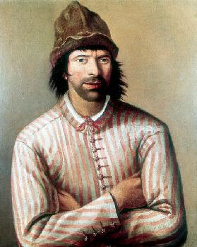 Portrait Of A Man Said To Be Tsar Peter The Great (1672-1725) As A Ship''s Carpenter In Zaandam, 169