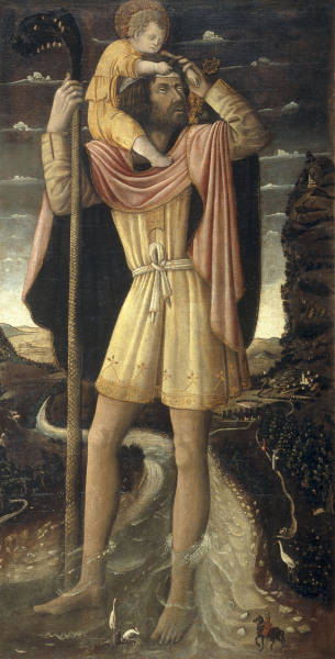 St.Christopher / Paduan Paint./ C15th de 
