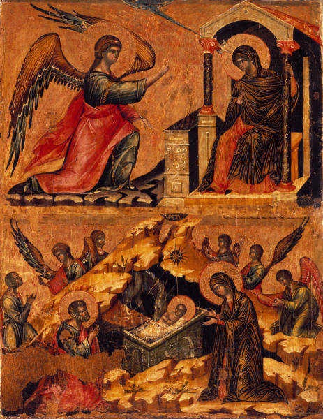 Paolo Veneziano / Annunciation and Birth de 
