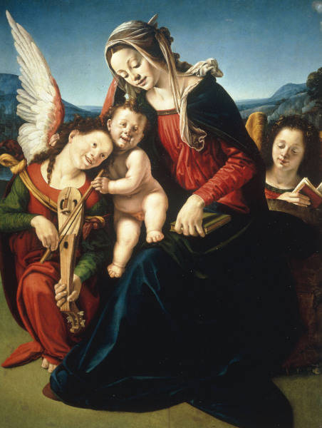 Piero di Cosimo /Mary w.Child & Angels de 