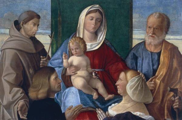 Pietro Duia / Mary w.Child & Saints /C16 de 