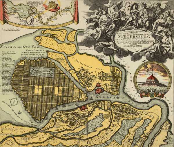 Plan of St. Petersburg de 