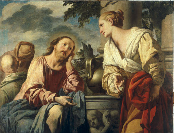 P.Negri / Christ & Samaritan Woman /Ptg. de 