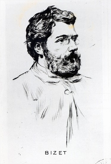 Portrait of Georges Bizet (1838-75) de 