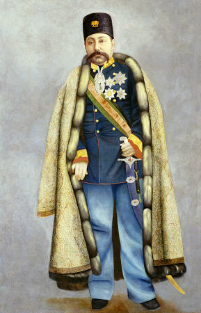 Portrait Of Muzaffar Al-Din Shah Qajar de 