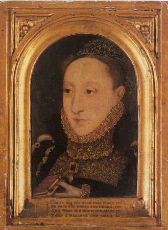 Portrait Of Queen Elizabeth I, Bust-Length, Holding A Prayer Book de 