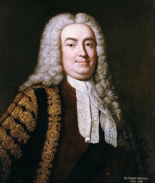 Portrait Of Sir Robert Walpole, 1st Earl Of Orford (1676-1745) de 