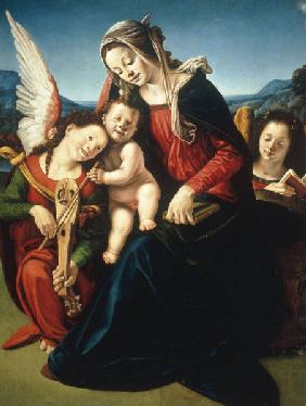Piero di Cosimo /Mary w.Child & Angels
