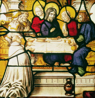 Panel depicting St. Andrew at the Supper at Emmaus de 