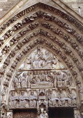 Portal of the Virgin, west facade, c.1155-c.1235 (photo) de 
