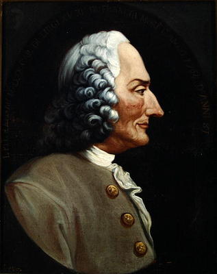 Portrait of Jean-Philippe Rameau (oil on canvas) de 