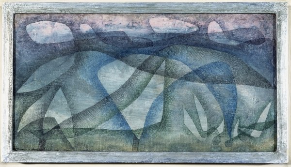 Rainy Day, 1931 (no 150) (oil and pen & brush and coloured ink on gessoed burlap)  de 