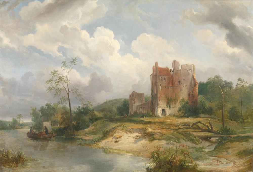 River Landscape with Ruin de 