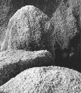 Rocks at Idar (b/w photo) 