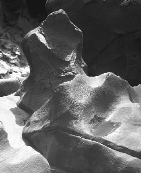 Rocks at Idar (b/w photo) 