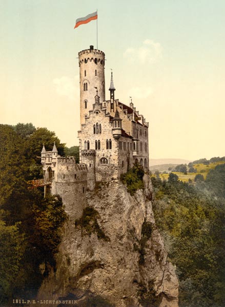 Lichtenstein Castle nr.Honau de 