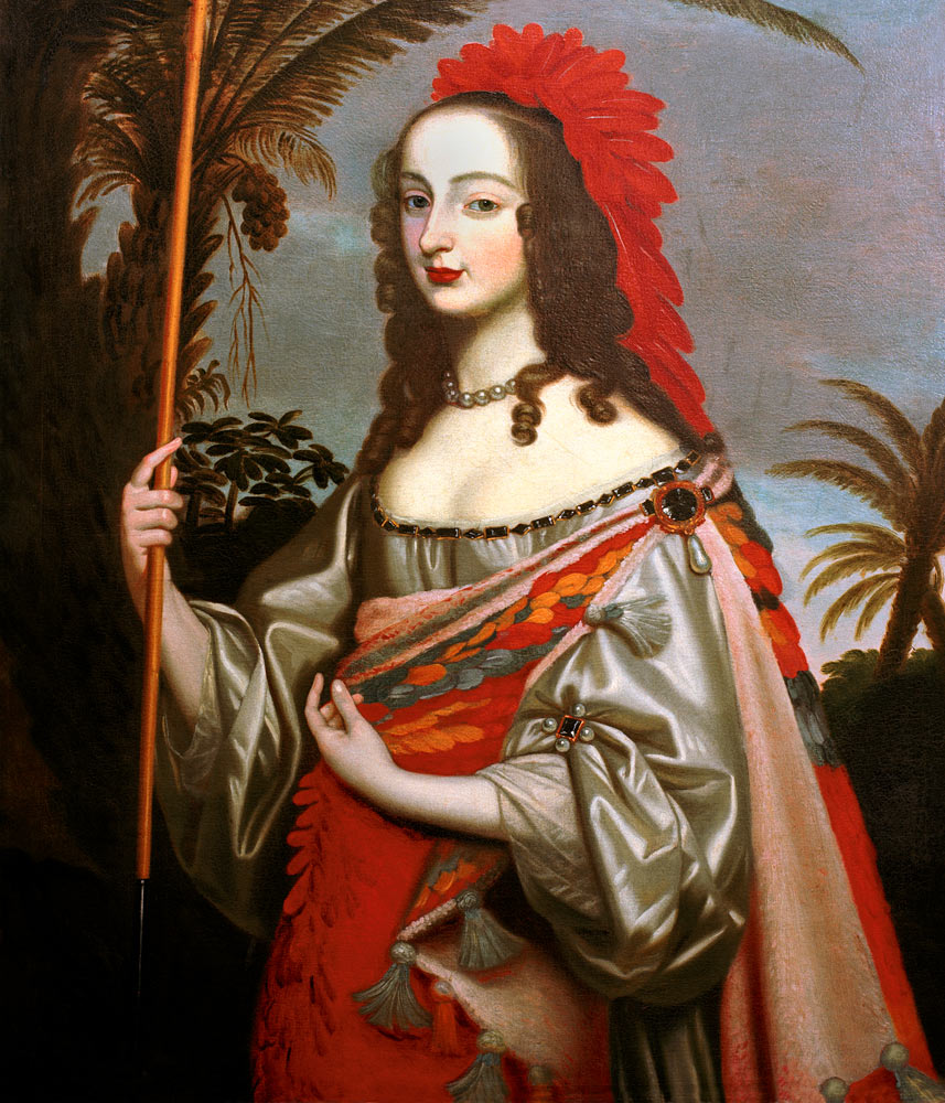 Sophie de Hannover como india, pintada por su hermana Louise Hollandine del Palatinado de 