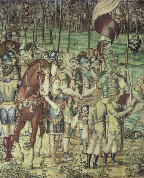 Scipio and Hannibal / Tapestry 1550 de 