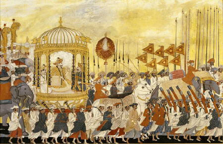 State Procession Of Raja Tulsaji Of Tanjore de 
