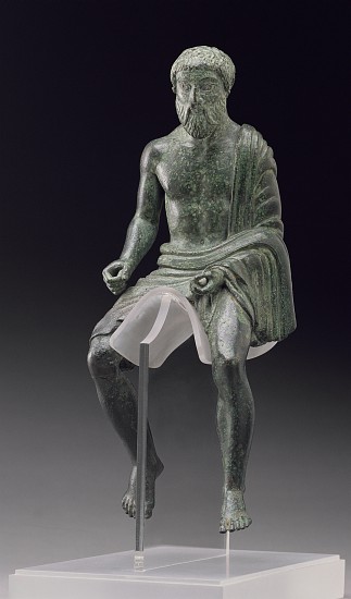 Statuette of a rider, Etruscan, late 5th century BC de 
