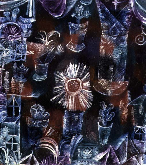 Still Life with Thistle Bloom, 1919 (no 104) (oil on cardboard)  de 