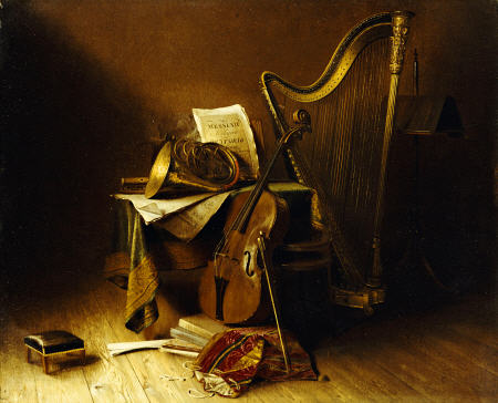 Still Life With Musical Instruments de 