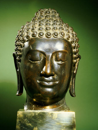 Sukhothai Bronze Head Of Buddha de 