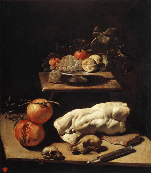 Still-Life w.Torso / Paint./ C17th