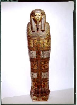 Sarcophagus of Nehemes Mentou, priest of Amon, Egyptian de 