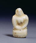 Seated figurine from Antalya, Turkey, Late Neolithic, c.2000 BC (marble)