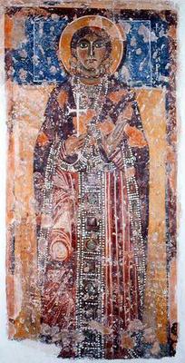 St. Barbara, 9th-11th century (fresco) de 