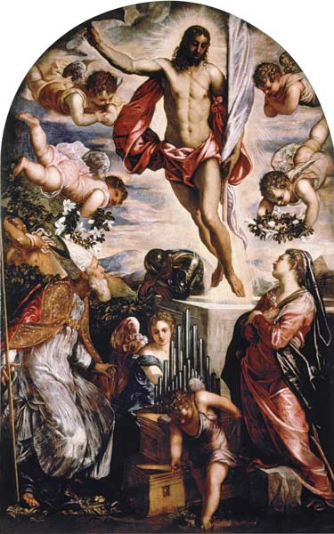 Tintoretto /Resurect.of Christi & Saints de 