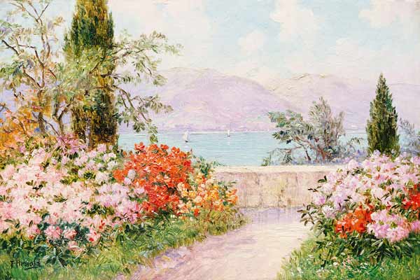 The Gardens Of The Villa Melzi On Lake Como de 