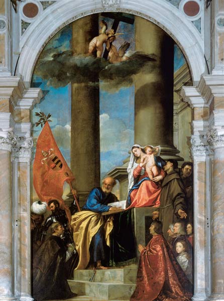 Pesaro Madonna / Titian / 1519/26 de 