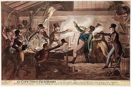 The Cato Street Conspirators, pub. G. Humphrey, 9th March 1820 de 