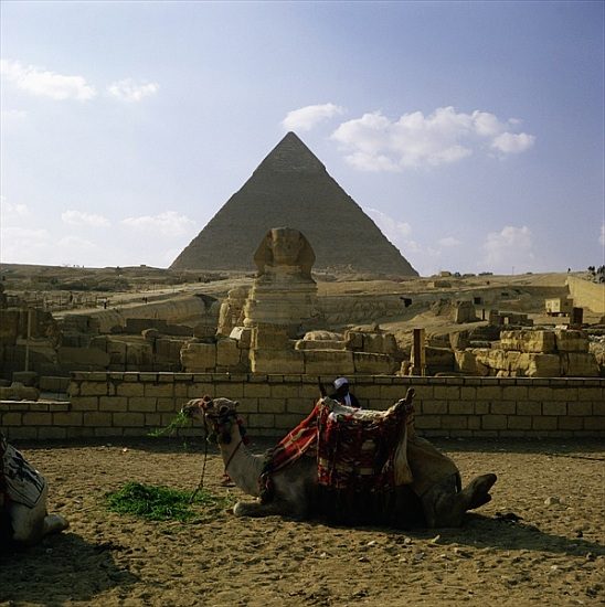 The Great Pyramid and the Sphinx de 