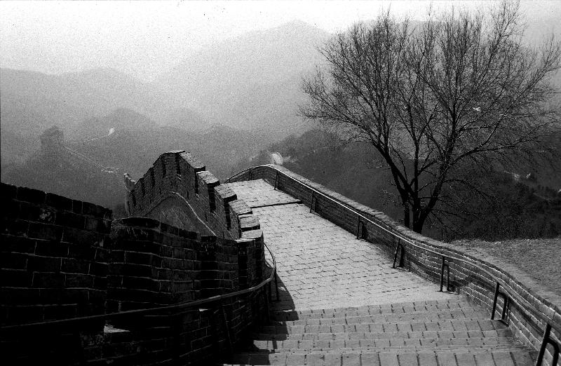 the Great Wall of China, photo taken de 