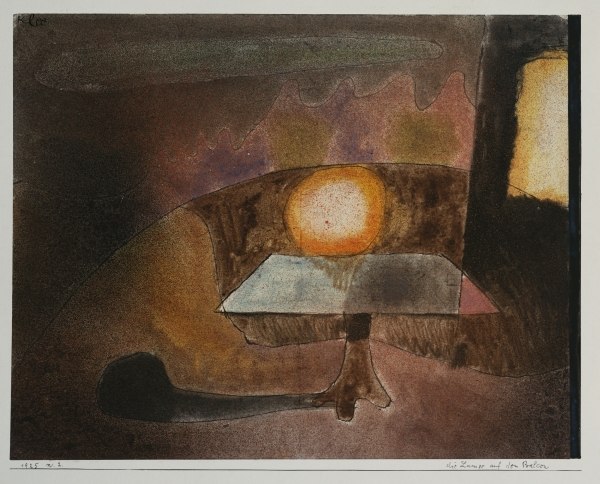 The Lamp on the Terrace, 1925 (w/c on paper laid on board)  de 