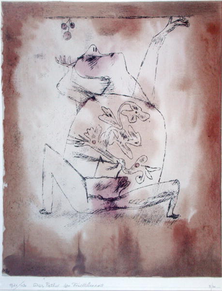 The Pathos of Fertility, 1921 (no 130) (oil transfer drawing and w/c on paper on cardboard)  de 