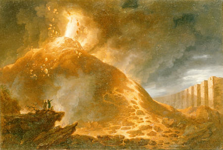 The Eruption Of Vesuvius, 1768, Francesco Fidanza (1747-1819) de 