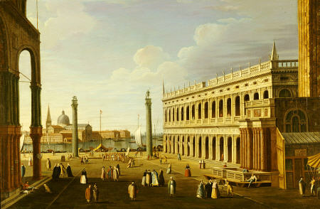 The Piazzetta, Venice, Looking South Towards San Giorgio Maggiore de 