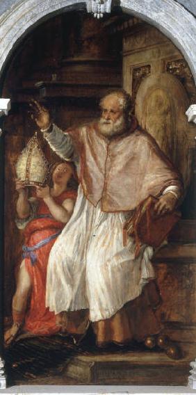 Titian / St.Nicholas / Paint./ 1563
