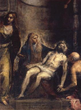 Titian / Pieta (detail) / c. 1570/76