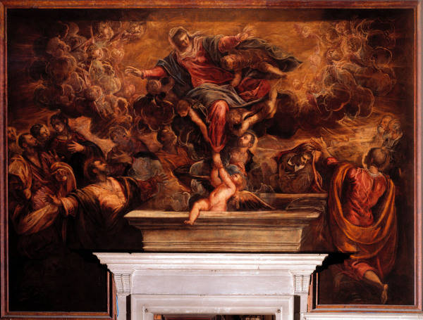 Assumption of Virgin / Tintoretto de 