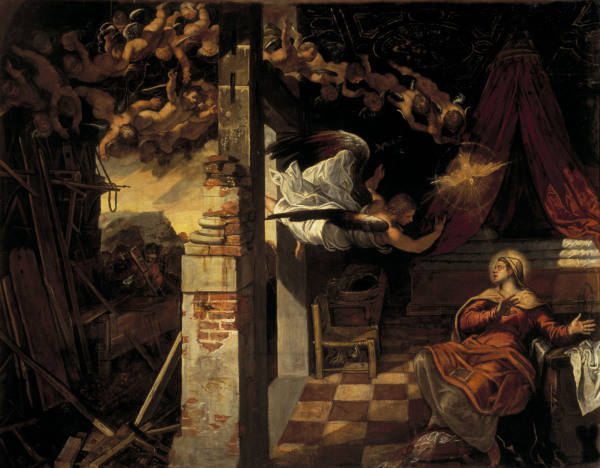 Le Tintoret, Annonciation faite a Marie de 