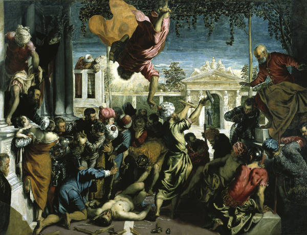 Tintoretto, real name Jacopo Robusti 1518-1594. - ''The Miracle of Saint Mark'' (Mark frees a slave) de 